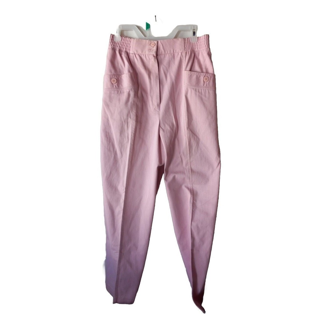 Vintage Jack Winter Pants Women's Size 16  Pink Cotton Retro  Big Pockets NWT